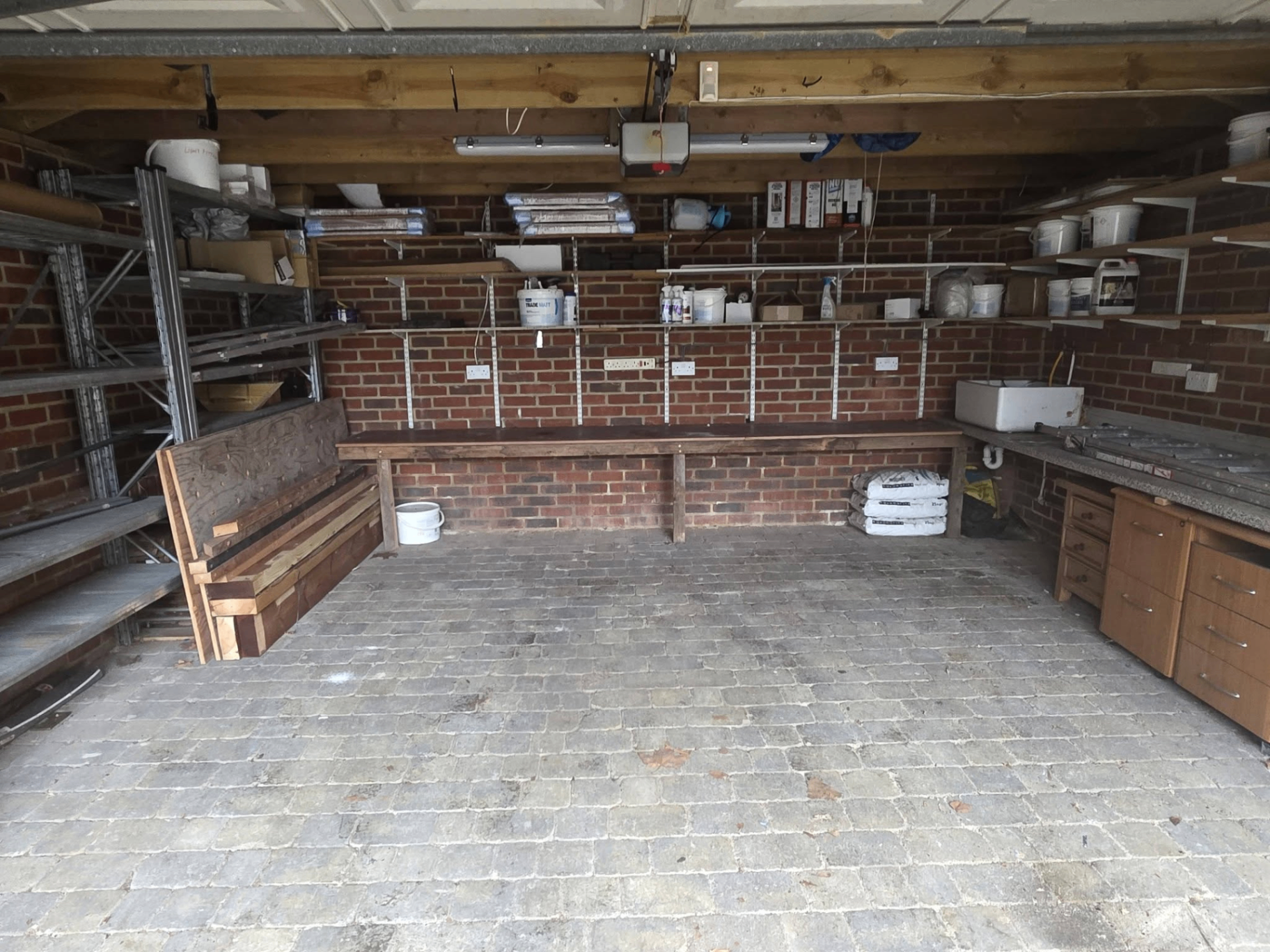 Garage after Instaclear clearance
