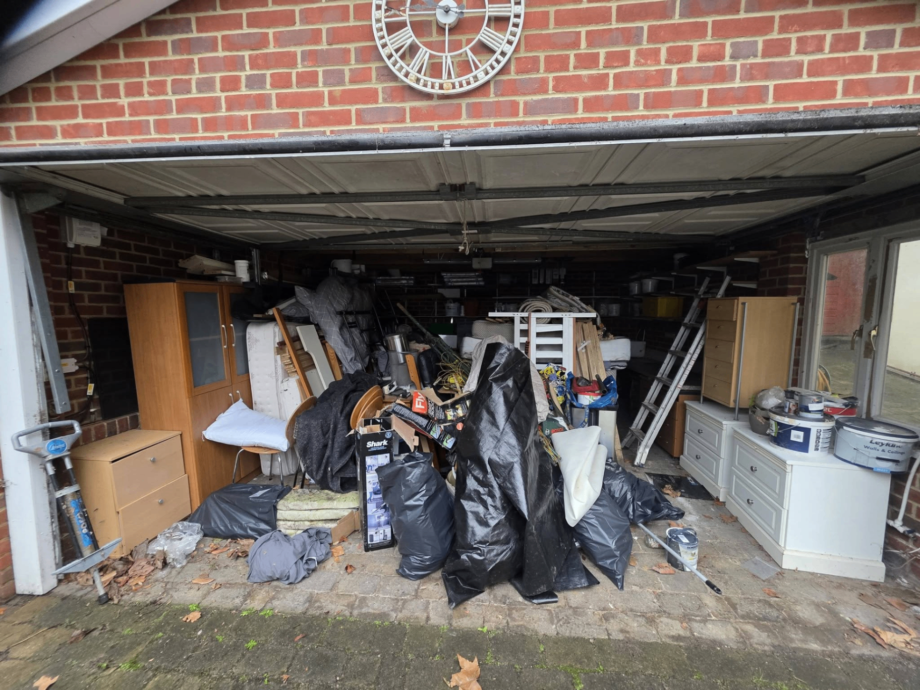 Garage before Instaclear clearance